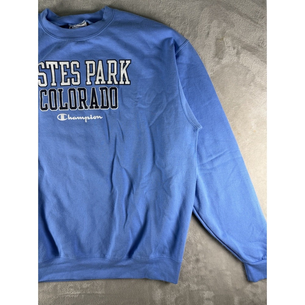 Champion XL Estes Park Colorado Crew Neck – Vibrant Blue Colorway (read desc.) - Picture 7 of 15